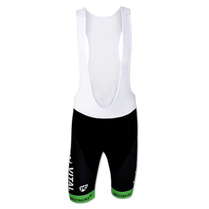 Fortuneo Vital Concept Kurzarmtrikot 2017 und Kurze Tragerhose Wei